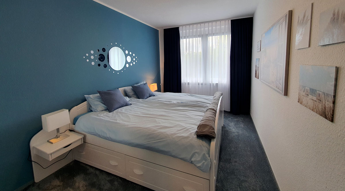 Raumkonzepte online: Foto Nachher Schlafzimmer, Ostsee-Style